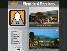 Tablet Screenshot of abcelectric.com